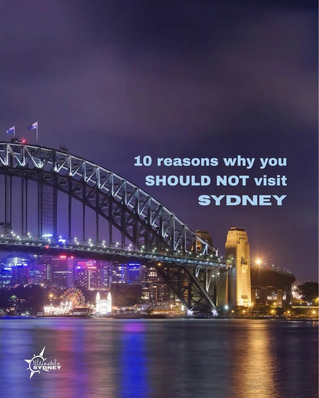 10 reasons why you should NOT visit Sydney:
ㅤ
You hate iconic views. You hate world-class architecture. You don't like history. You don't do turquoise water and golden sand. You don't enjoy having a city and harbour as your backdrop. You don't like a