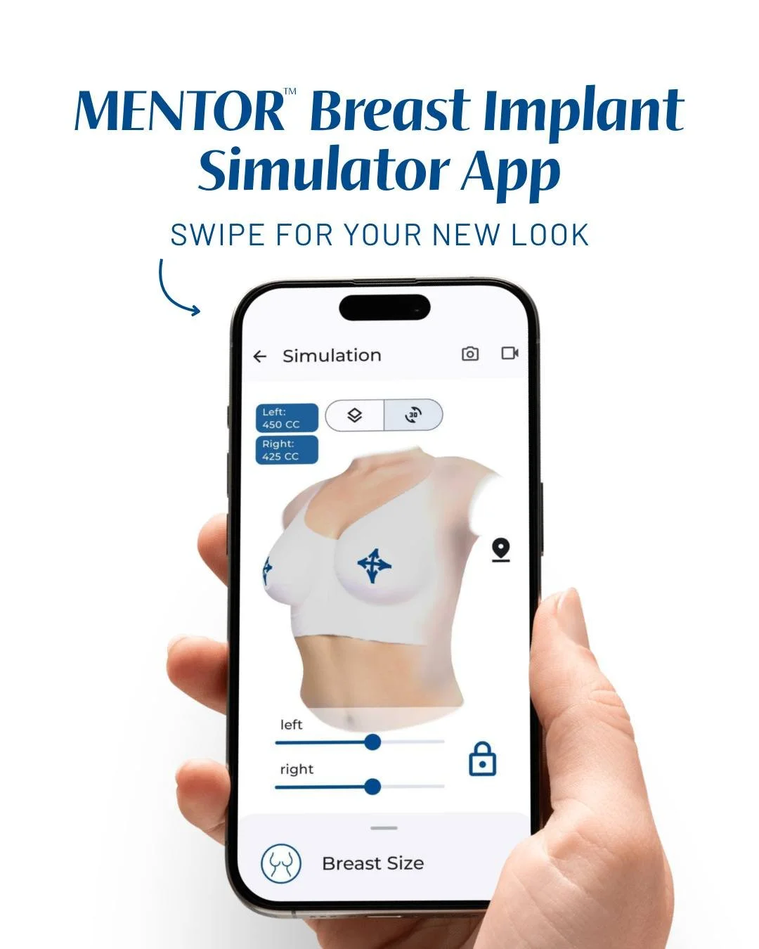 You&rsquo;ve zoomed in, squinted, and screenshotted 42 strangers.​
But did you know, there&rsquo;s an app for that?​
​
No more guessing based on someone else&rsquo;s body. Now you can see how different breast implant options might look on you. 👀👀​
