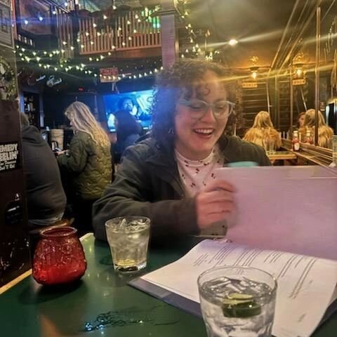 Thesis szn/final month of grad school!! Fully that bitch at the bar with a binder ✨