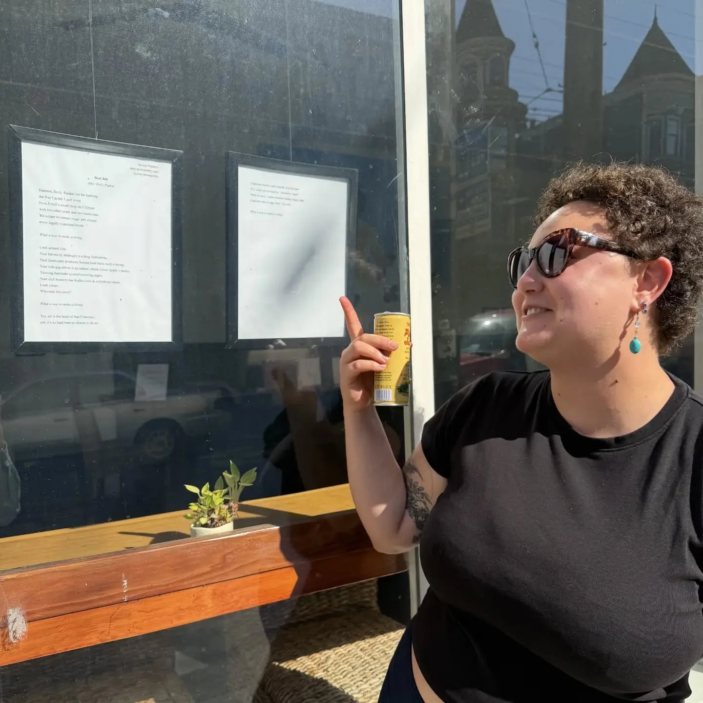 Visit my poem "Real Job" after Dolly Parton at 297 Page Street this month!