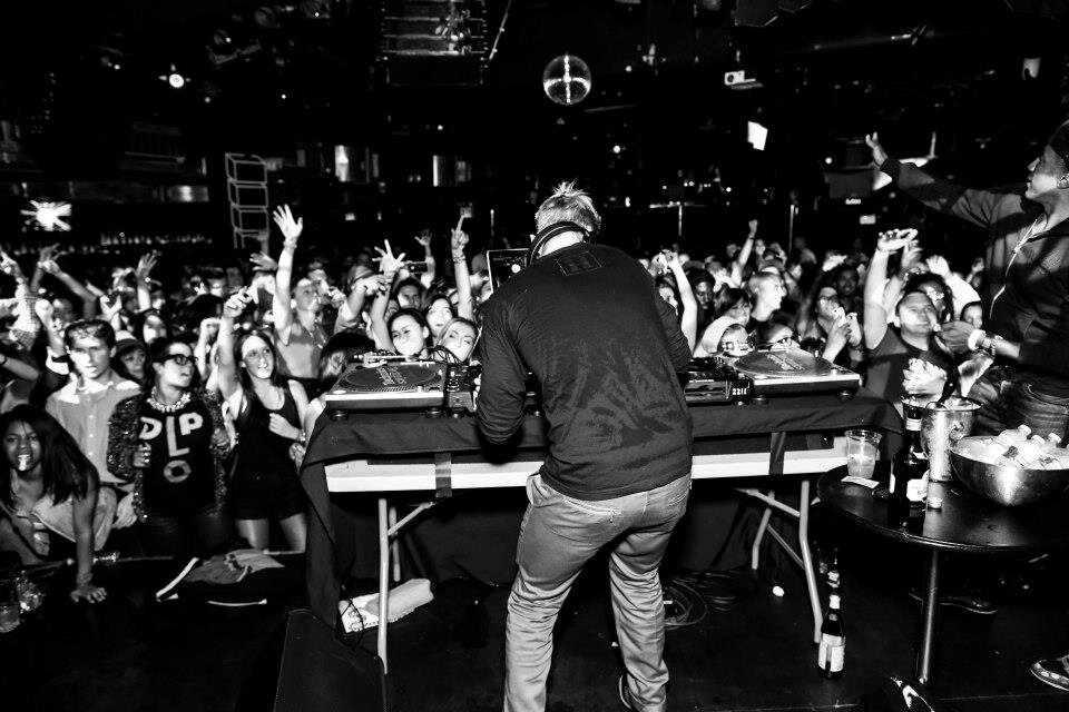 Diplo &amp; Q-Tip/Cole Haan at Le Poisson Rouge in NYC, 2012 (Photo by BFAnyc.com)