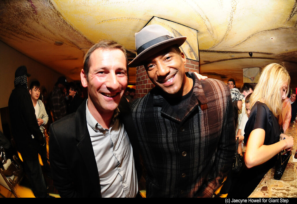 Maurice Bernstein &amp; Q-Tip at The Rub at Hudson in NYC, 2009 (Photo by Jaecyne Howell)