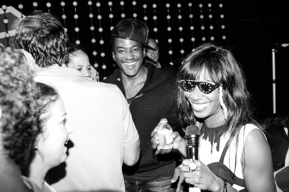 Q-Tip &amp; Santigold/Cole Haan at Le Poisson Rouge in NYC, 2012 (Photo by BFAnyc.com)