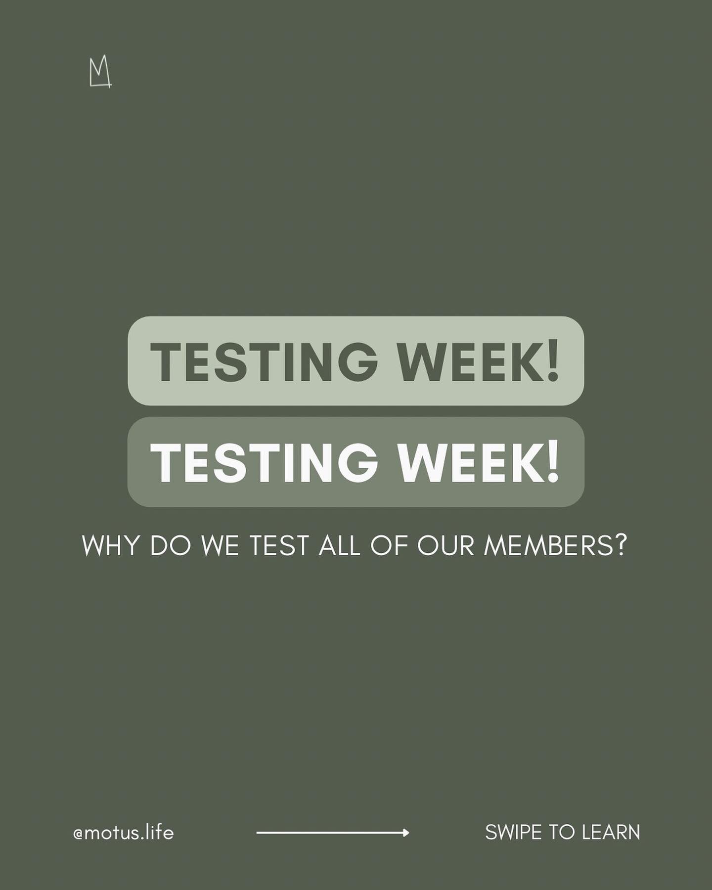 TESTING WEEK 📈💪🏼

Testing week comes around every 6-weeks for our coaches and athletes here at Motus. 

Here is a brief overview of what we do on testing week with our members. 

We also like to baseline test in our Initial Strength &amp; Conditio