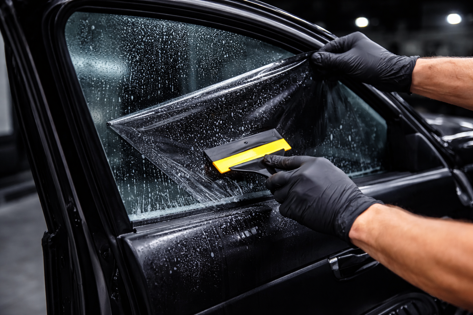 Professional car window tint installation in Utah offering UV protection, heat reduction, and enhanced vehicle privacy.