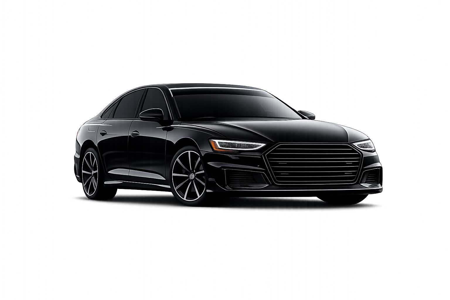 Automotive window tint applied to side windows for improved privacy and interior protection.