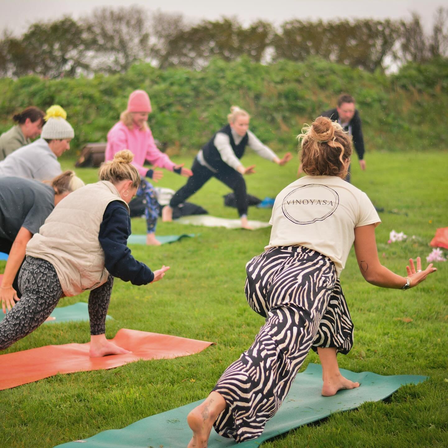 VINOYASA: YOGA, WINE &amp; SOCIAL 

What a truly magical evening of embracing the elements. Through wet, windy and wild weather, we flowed through asanas. Brave and smiling faces with pink flushed cheeks, bright smiles and enchanting excitement. 
The