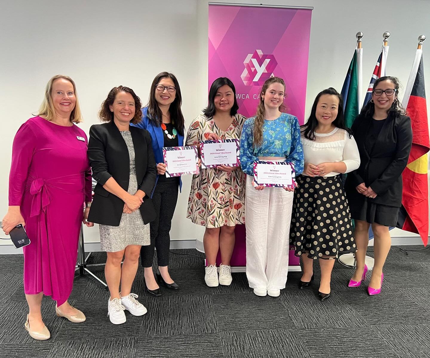 Congratulations to all the recipients of the @ywcacanberra Great Ydeas Small Grants!

It was a lovely morning being able to participate in handing out the certificates to the recipients:

Lew Ching Yip: Project Chosen Family
Dr Chloe Lim: CALD Voices