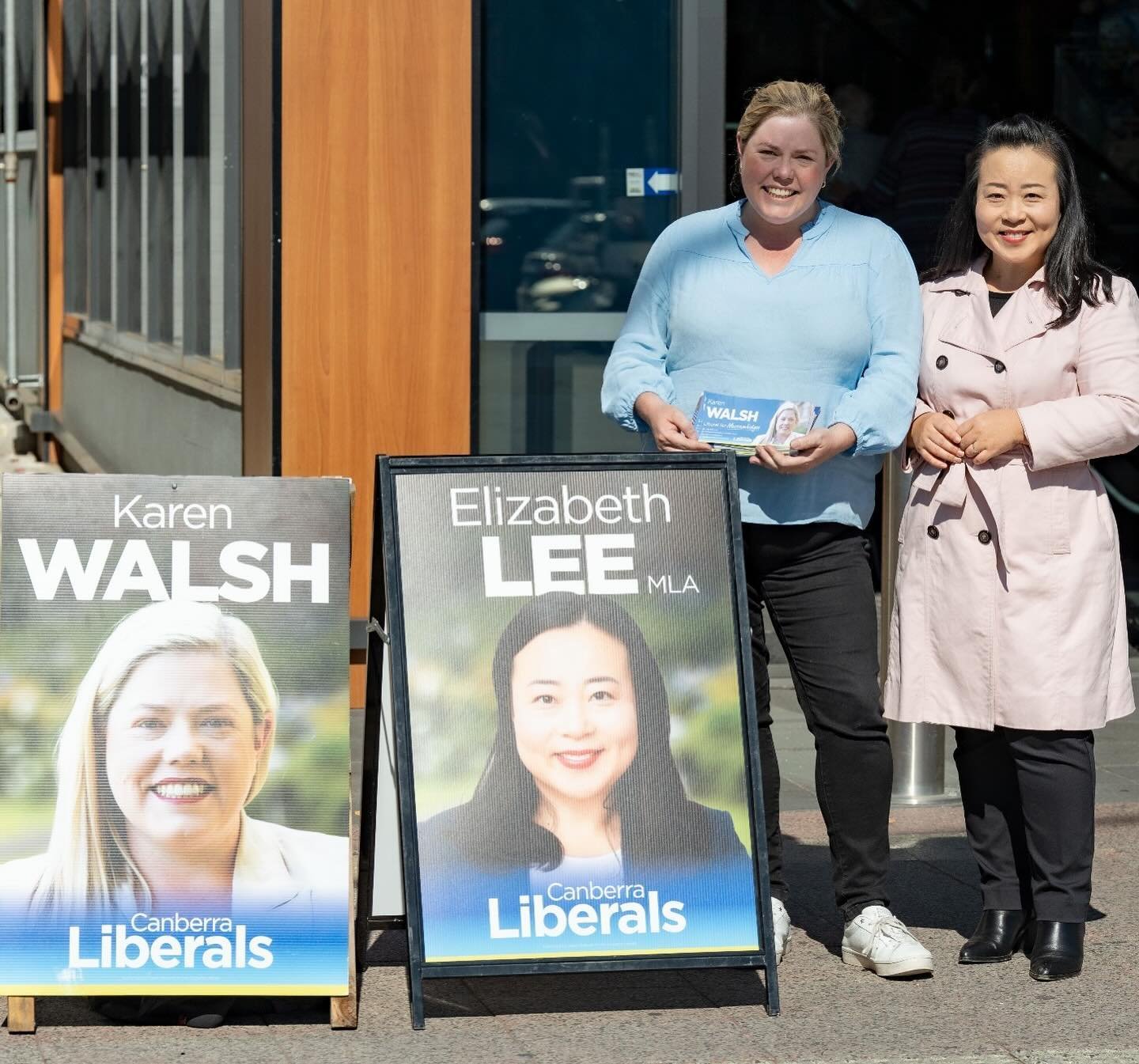 Karen Walsh, @canberraliberals candidate for Murrumbidgee is working incredibly hard across the electorate, listening to Canberrans who know this Labor-Greens government has left them behind, and spreading the positive plan that we have for a better 