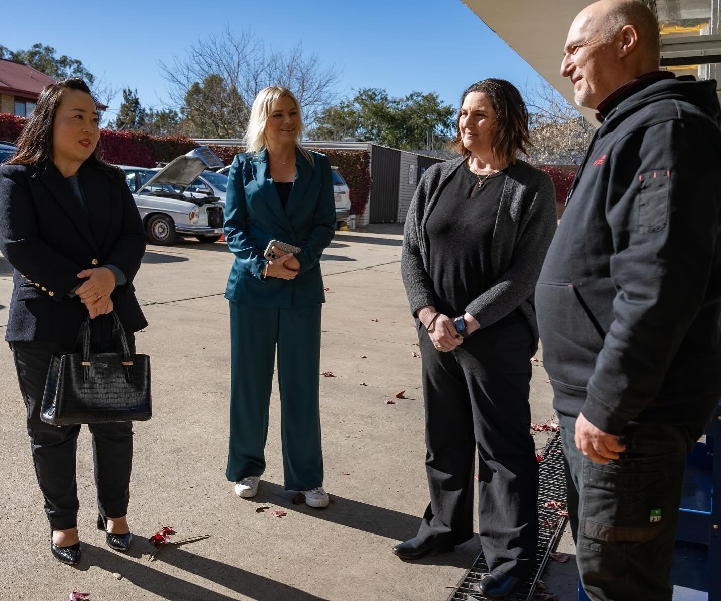 Canberra local businesses are doing it very tough. Deputy Leader and Shadow Minister for Business @leannecastleymla and I visited @carmechanicalservices to talk to Raffy and Charlie about some of the challenges facing small businesses in the ACT.