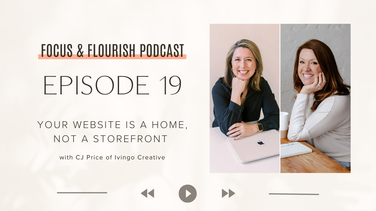 Episode 19 - Your Website Is a Home, Not a Storefront, with CJ Price of Ivingo Creative