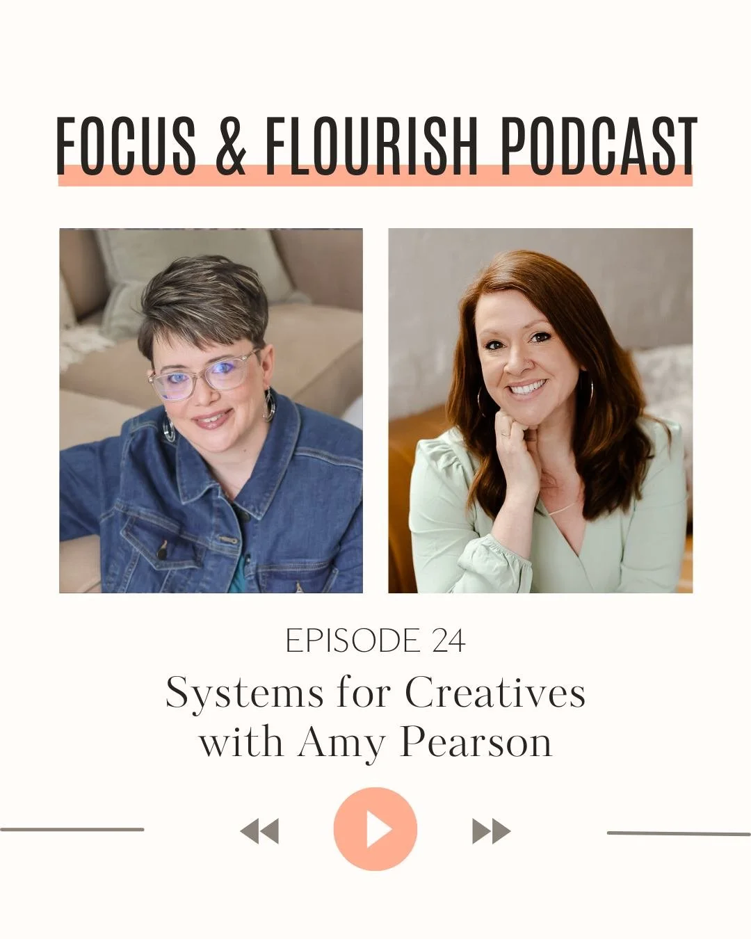 You do not need to work more to grow your business.

You need better systems.

This episode breaks down exactly where most creatives are getting stuck and how to fix it.

🎧 Listen now on Spotify or Apple Podcasts - search 'Systems for Creatives with