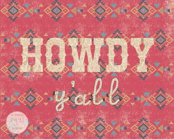 Sharing my new Wild West series with two typography pieces &mdash; Howdy y&rsquo;all and Wild As the West 🤠✨
This collection has been such a joy to build, a mix of vintage Western charm, bold lettering, and all the playful storytelling details that 