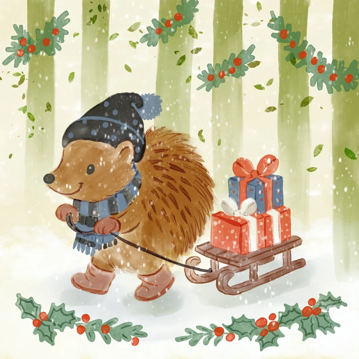 Porcupine with gifts.jpg