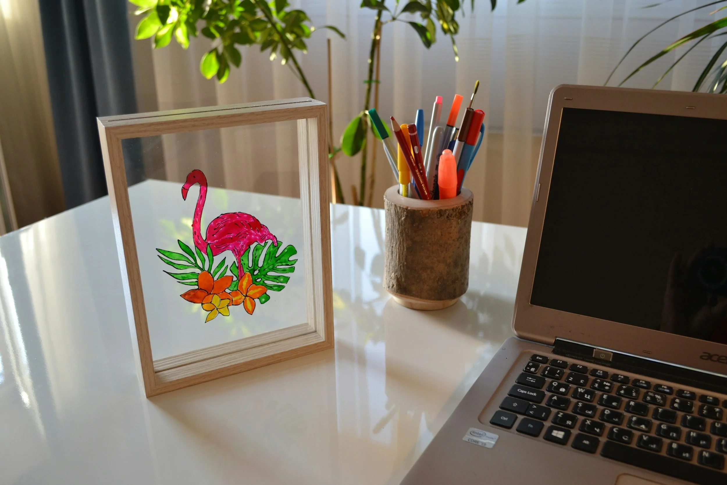 glass painting hen party York