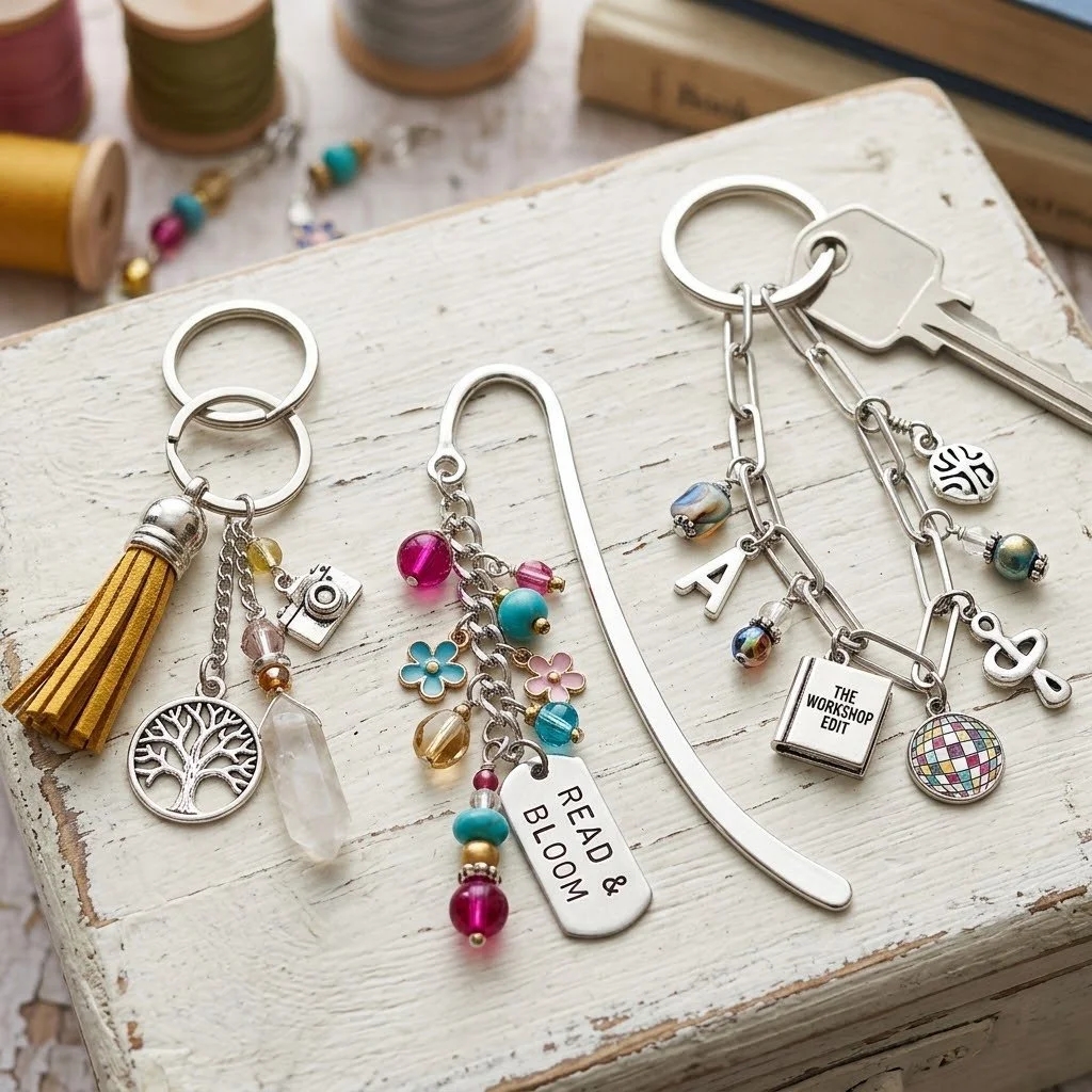 Bag Charms and Bookmarks