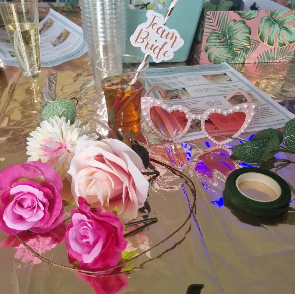 floral wreath hen party