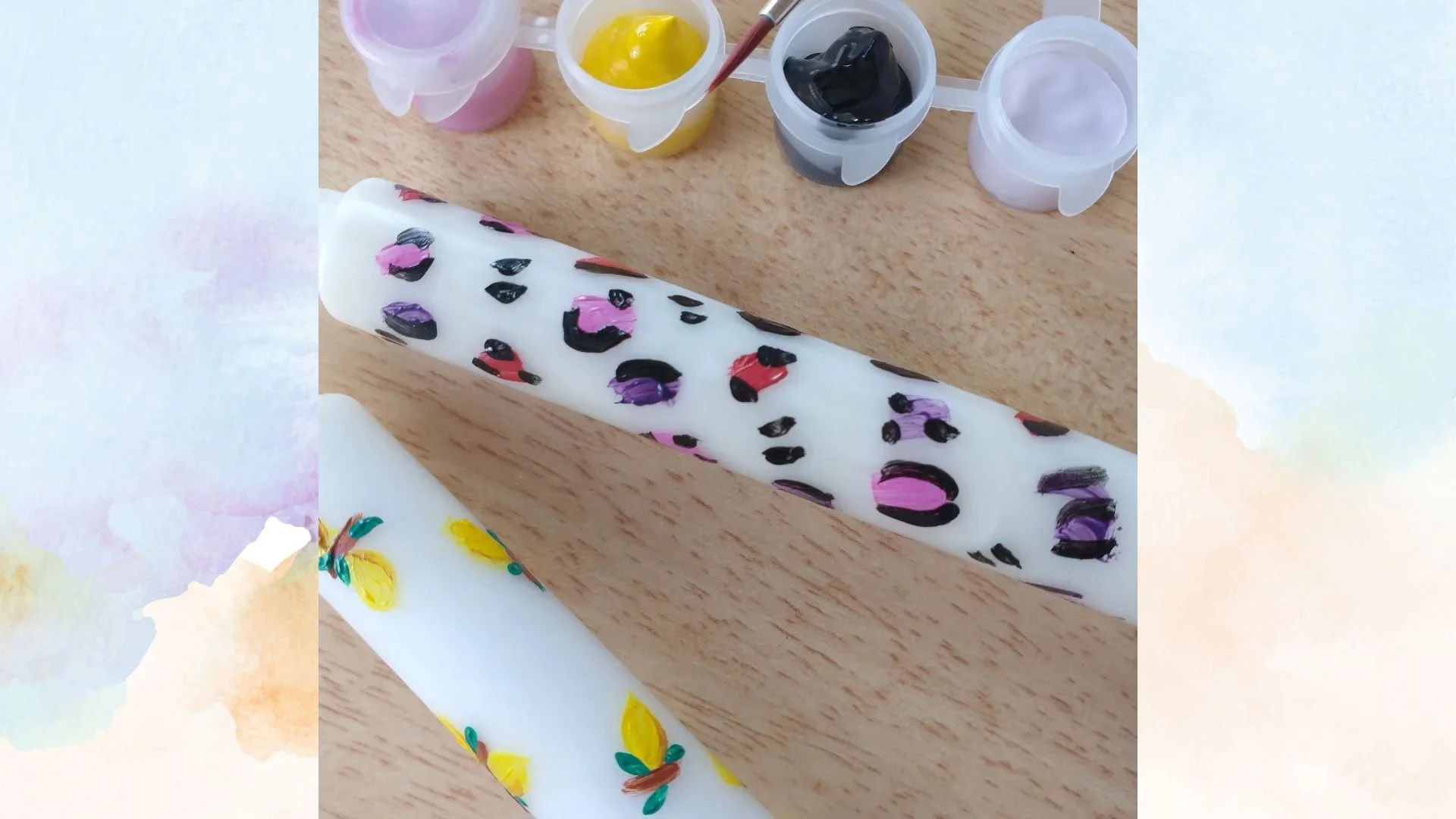 candle painting hen do activity