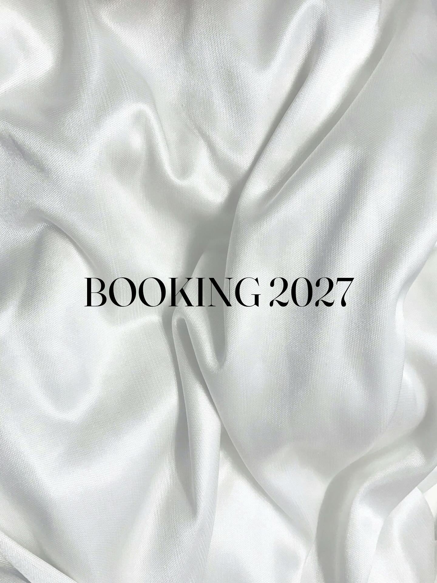 We have space for ONE more client in our 2026 calendar and then we are walking right into the steadfast lane with all of our 2027 couples. 

If you are newly engaged or looking forward to getting engaged we can&rsquo;t wait to hear your story, your v