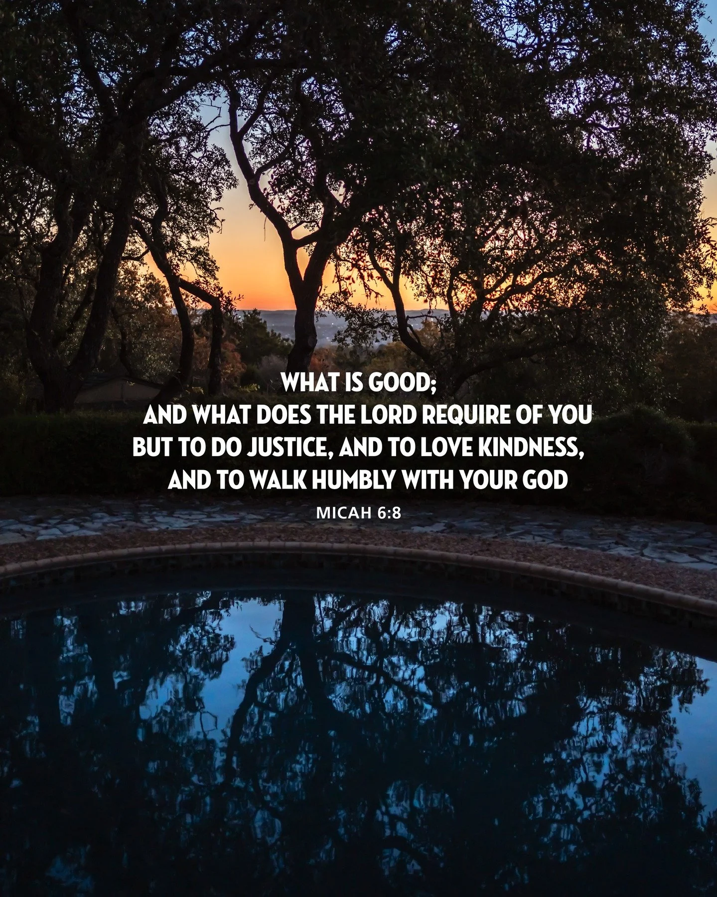 What is good;
and what does the Lord require of you
but to do justice, and to love kindness
and to walk humbly with your God
- Micah 6:8

Be humble today. 

&ndash;&ndash;&ndash;&ndash;&ndash;&ndash;&ndash;&ndash;&ndash;&ndash;&ndash;&ndash;&ndash;&n