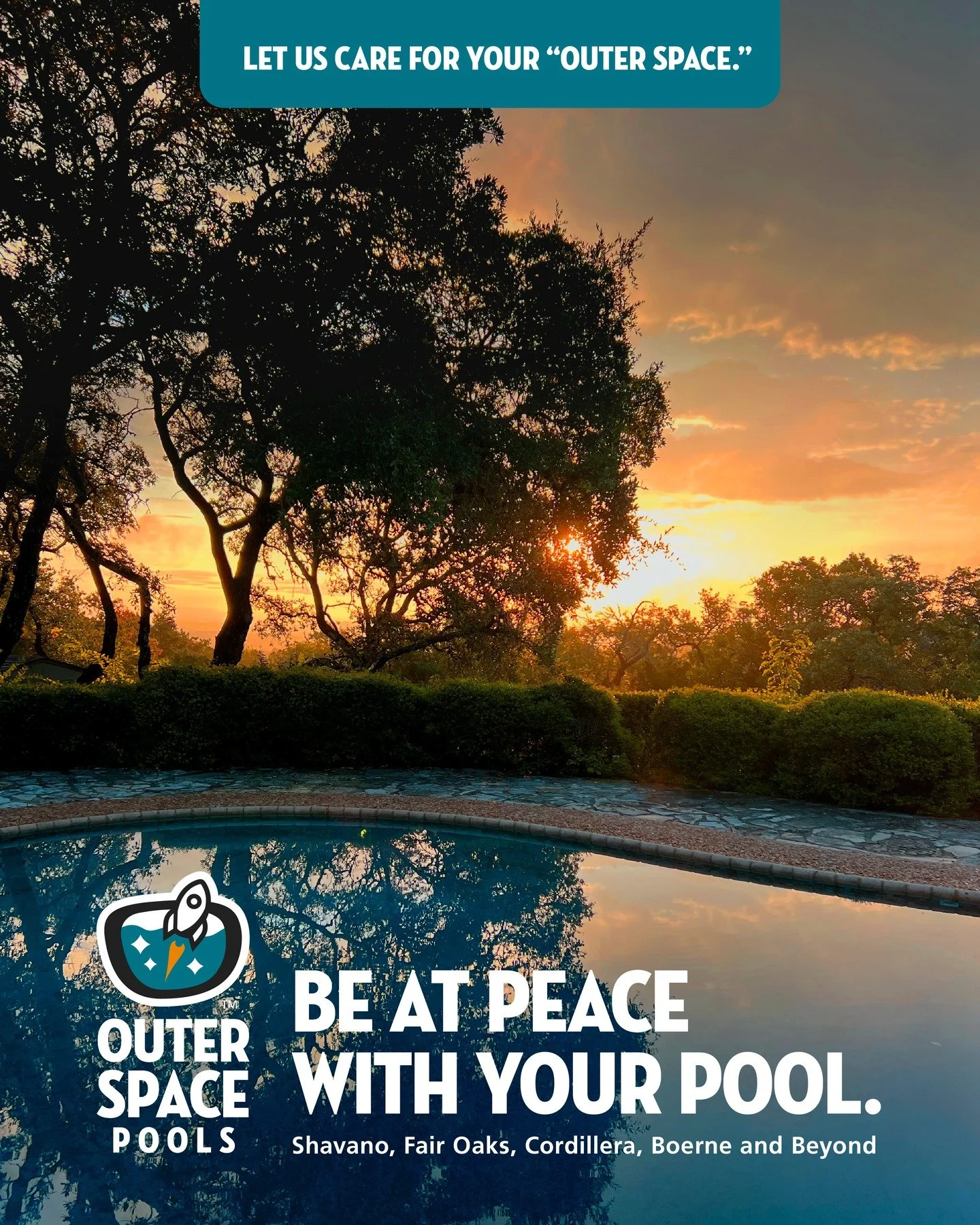 At Outer Space, we&rsquo;re not so much into astronomy as we are atmosphere &hellip; your outdoor living space should be a peaceful retreat, and your pool the center of it. Let us care for your &ldquo;Outer Space.&rdquo; You&rsquo;ll get honest and e