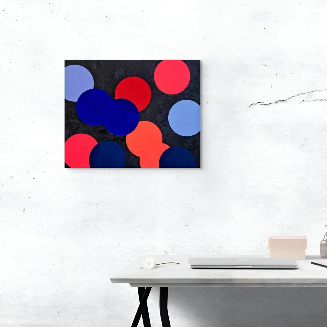 According to the academics...but which blue and red? #01 (Original)
