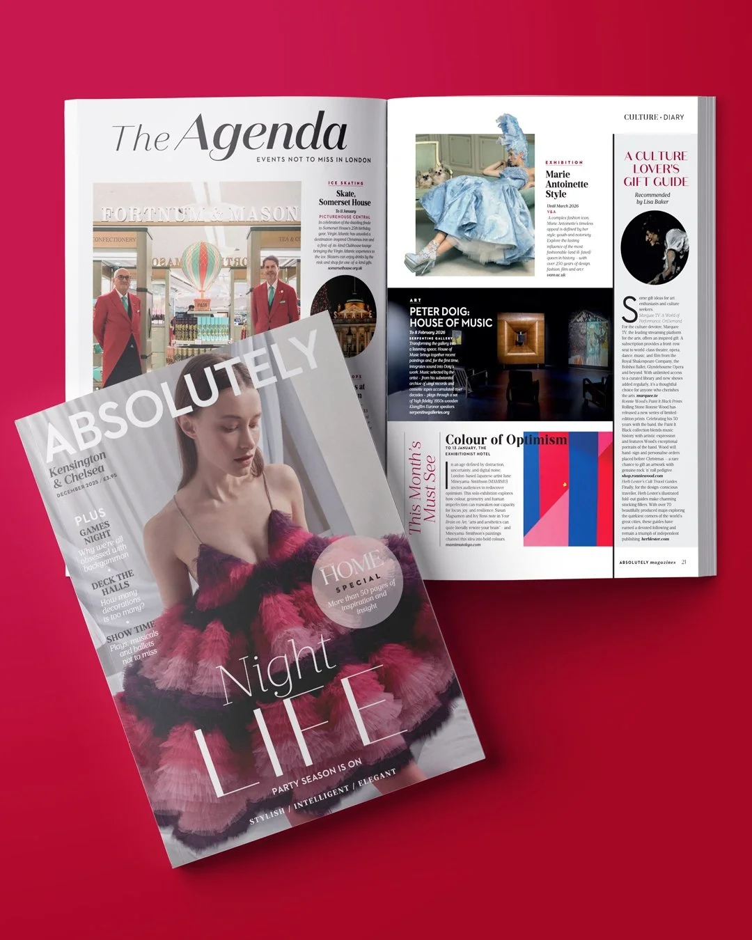 Pretty chuffed for my exhibition to be featured as &quot;This Month's Must See&quot; in @absolutely_mags, along with
the incredible Peter Doig at the Serpentine Gallery!

The show runs till 13 January. The list available work is at @the_exhibitionist