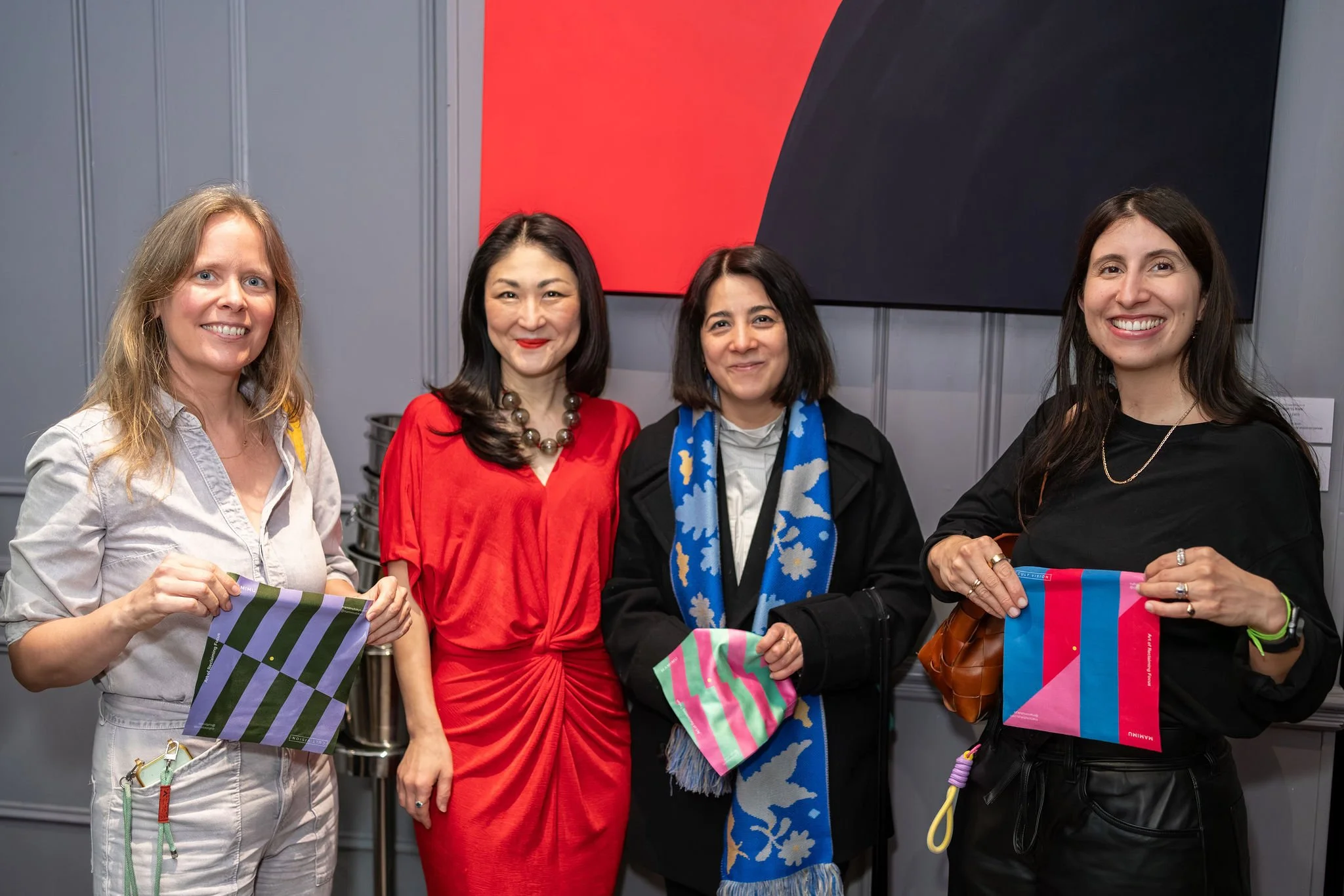 Designers Emmi Salonen, Emilie Chen & Creative director Teresa Ferreira (Photo by Elaine Potter)