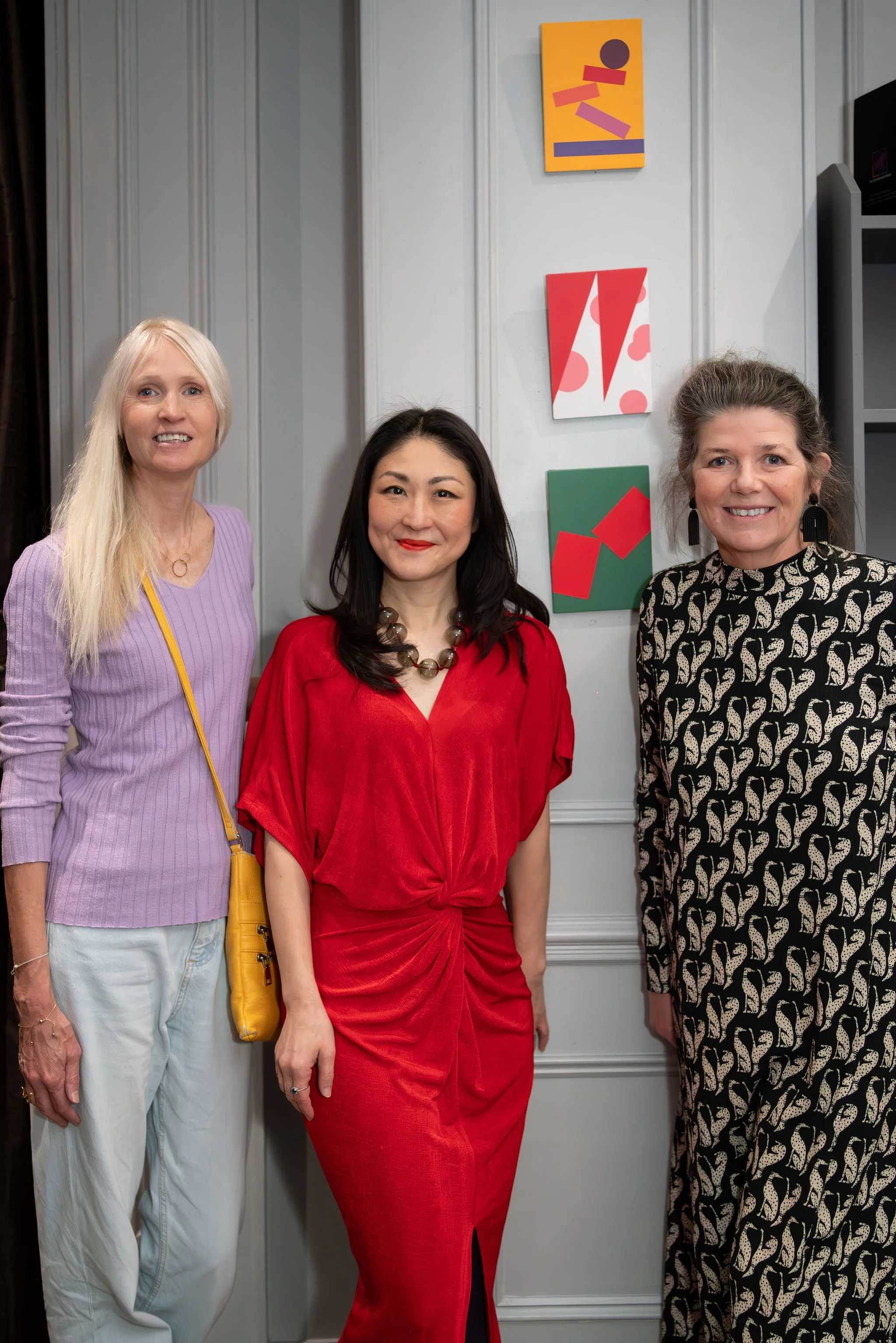 With colour specialists Karen Haller & Marianne Shillingford  (Photo by Elaine Potter)