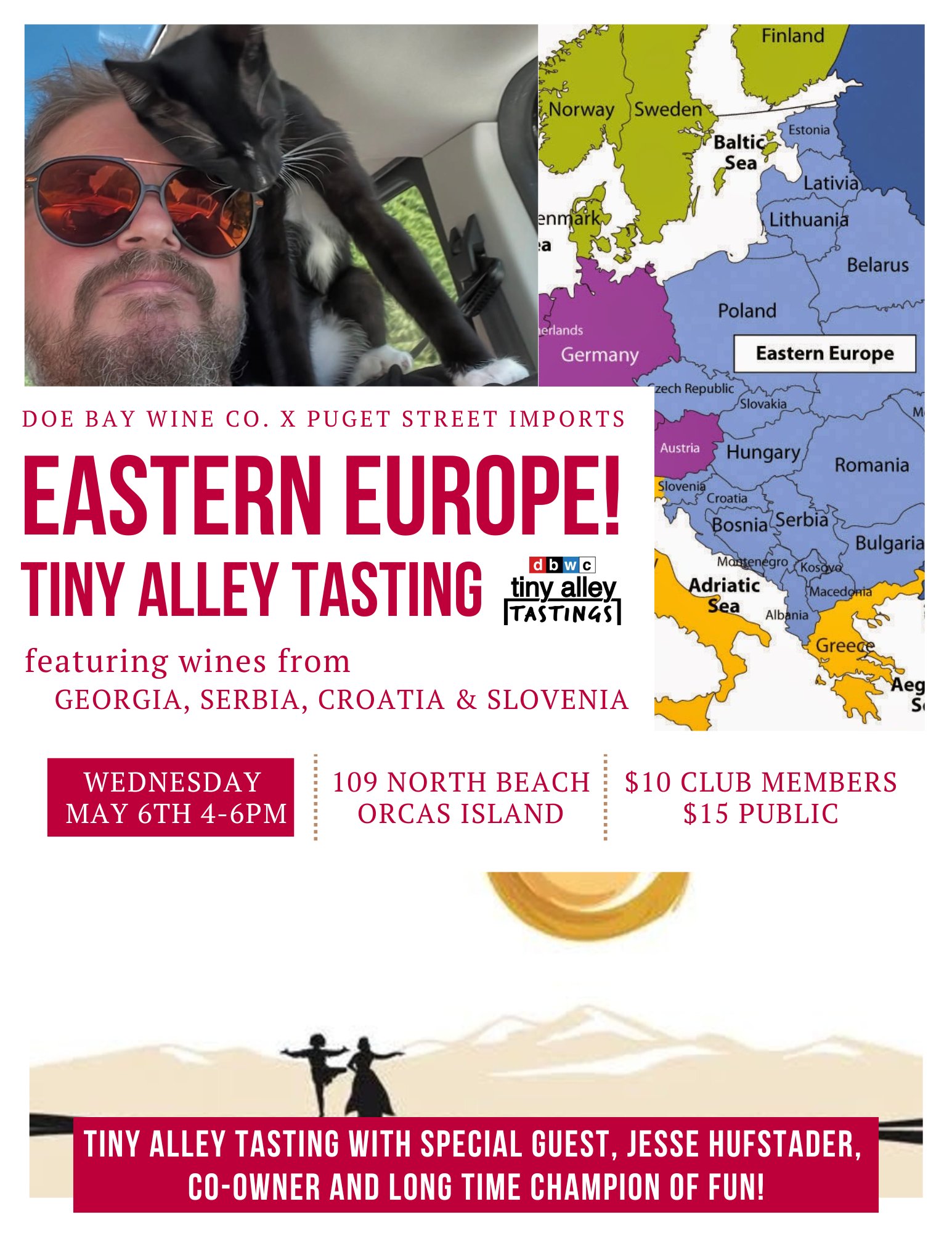 Tiny Alley Tasting - Eastern Europe - Orcas Island