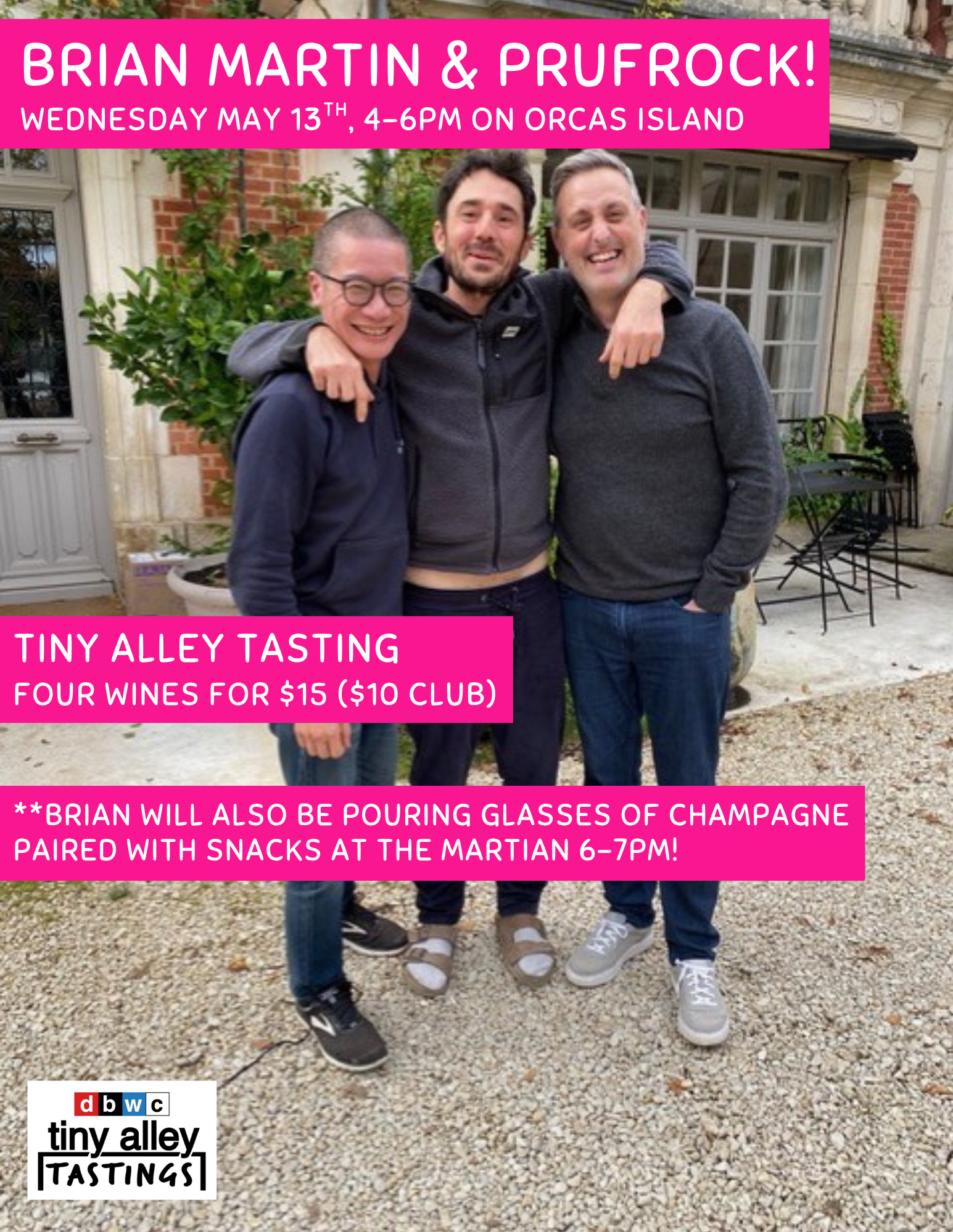 Tiny Alley Tasting: Prufrock - Orcas Island