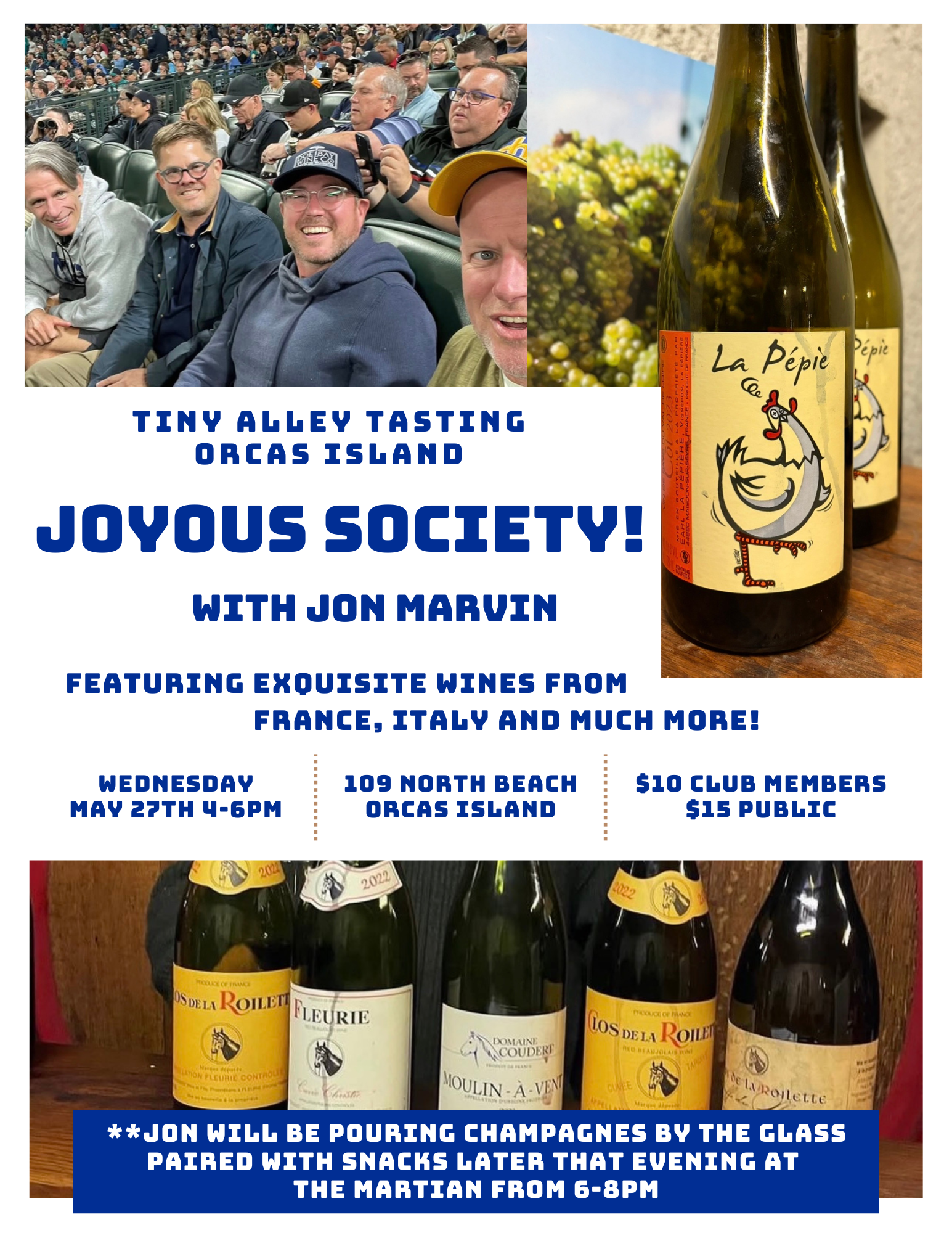 Tiny Alley Tasting: Joyous Society with Jon Marvin - Orcas Island