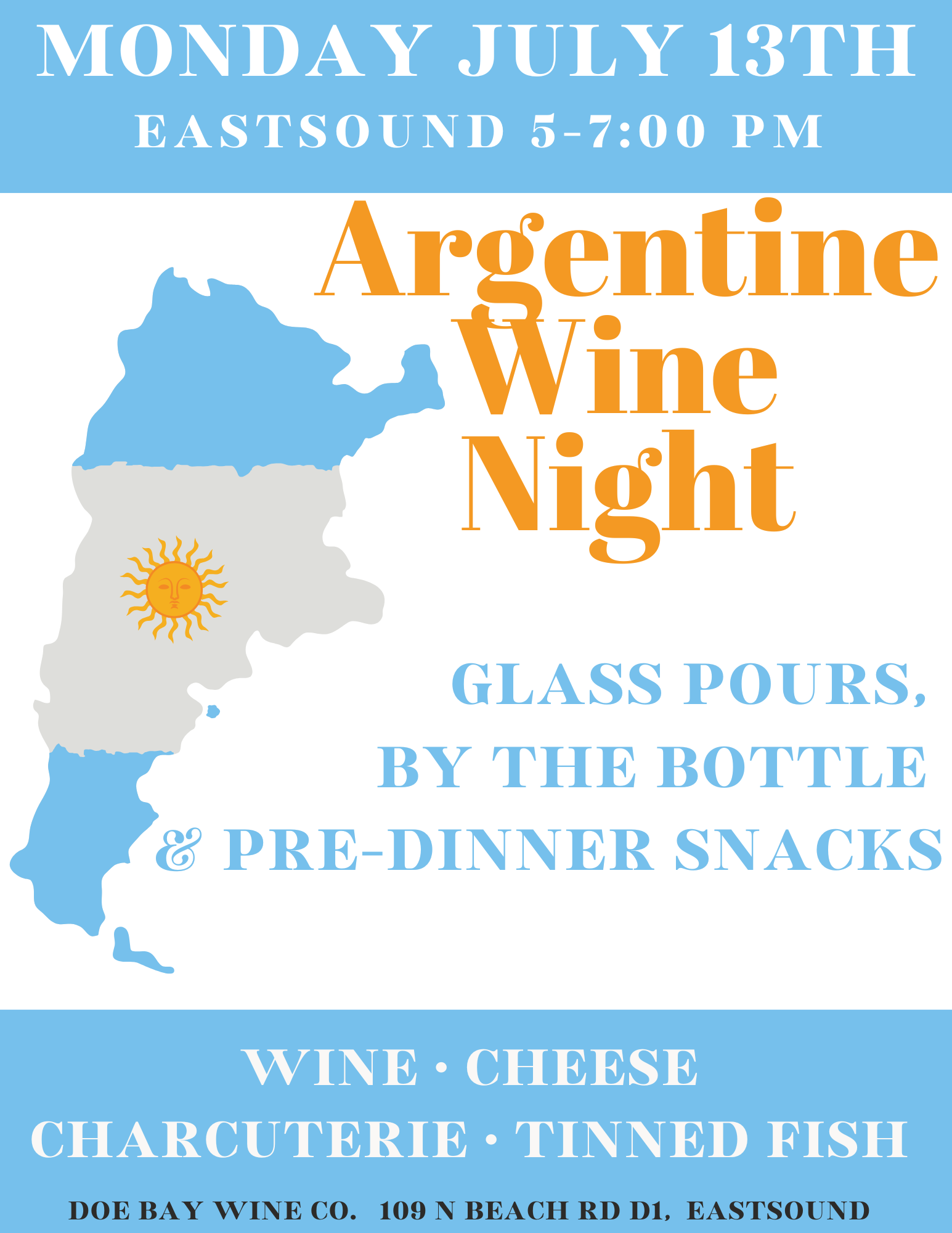 Argentine Wine Night - Eastsound