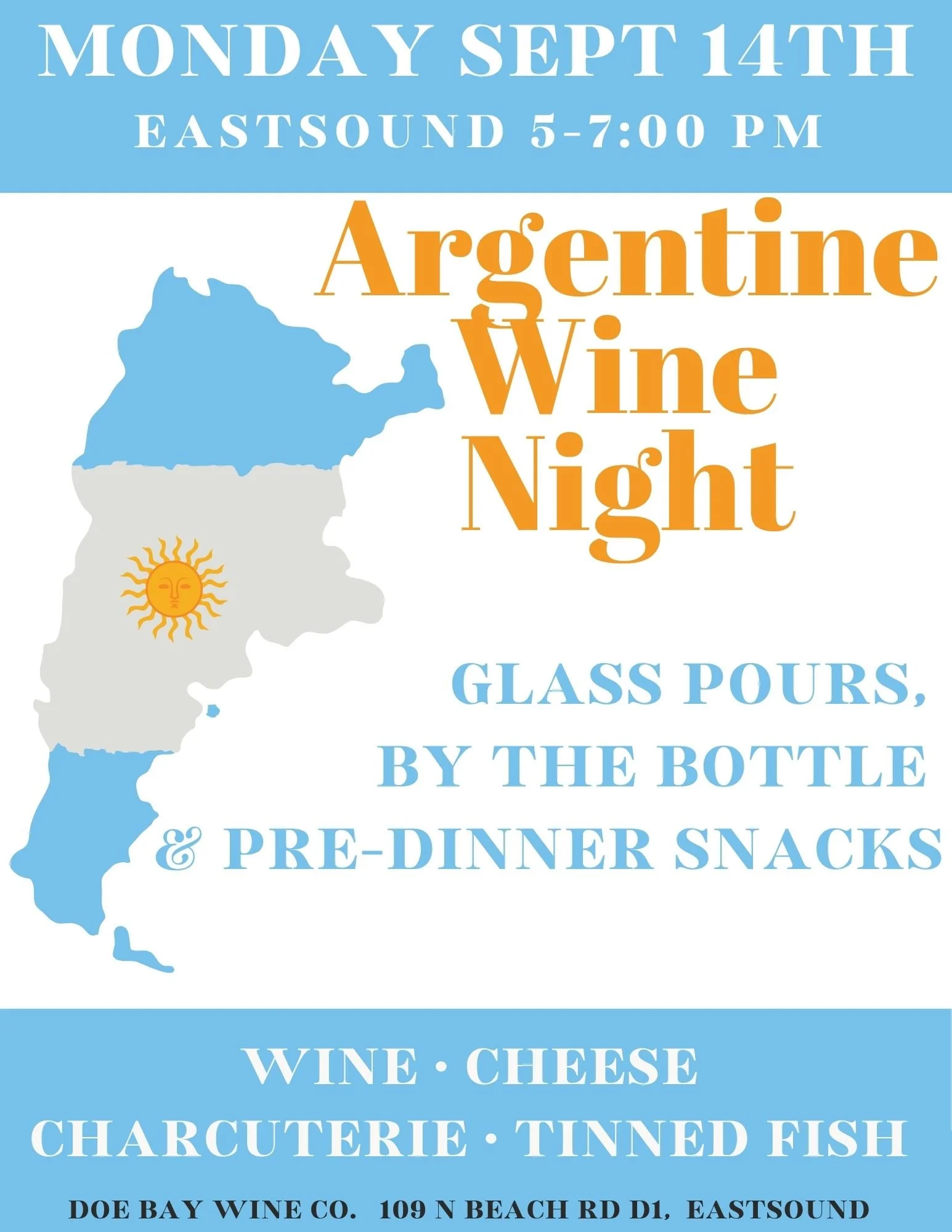 Argentine Wine Night - Eastsound
