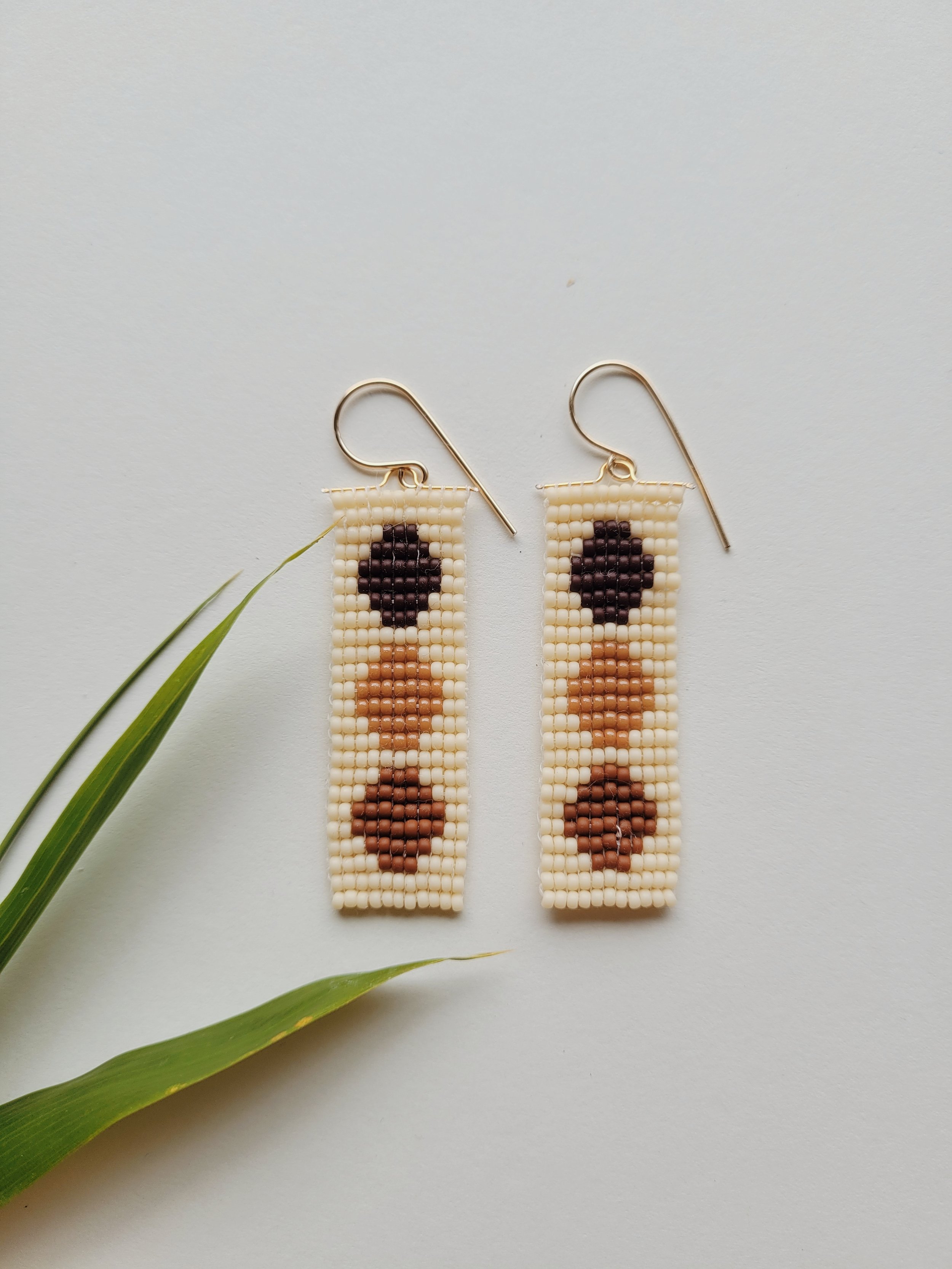 Polka Dot Tapestry Earrings