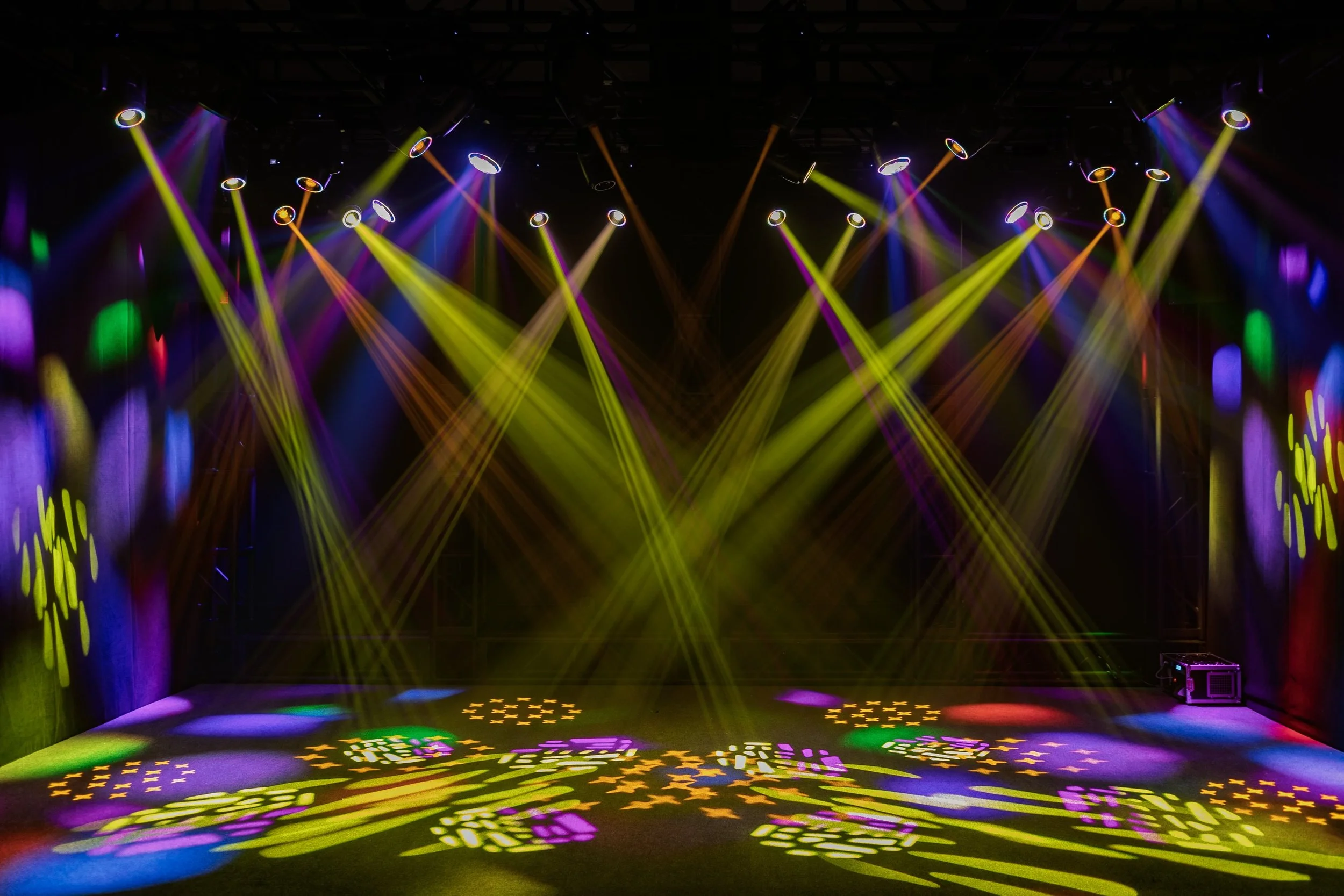 Professional lighting fixture featured in a product launch campaign