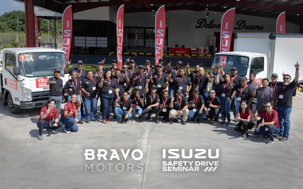 Commercial truck drivers attending a safety training seminar