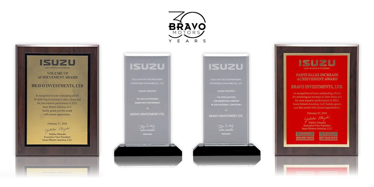 Bravo Motors and Isuzu achievement awards