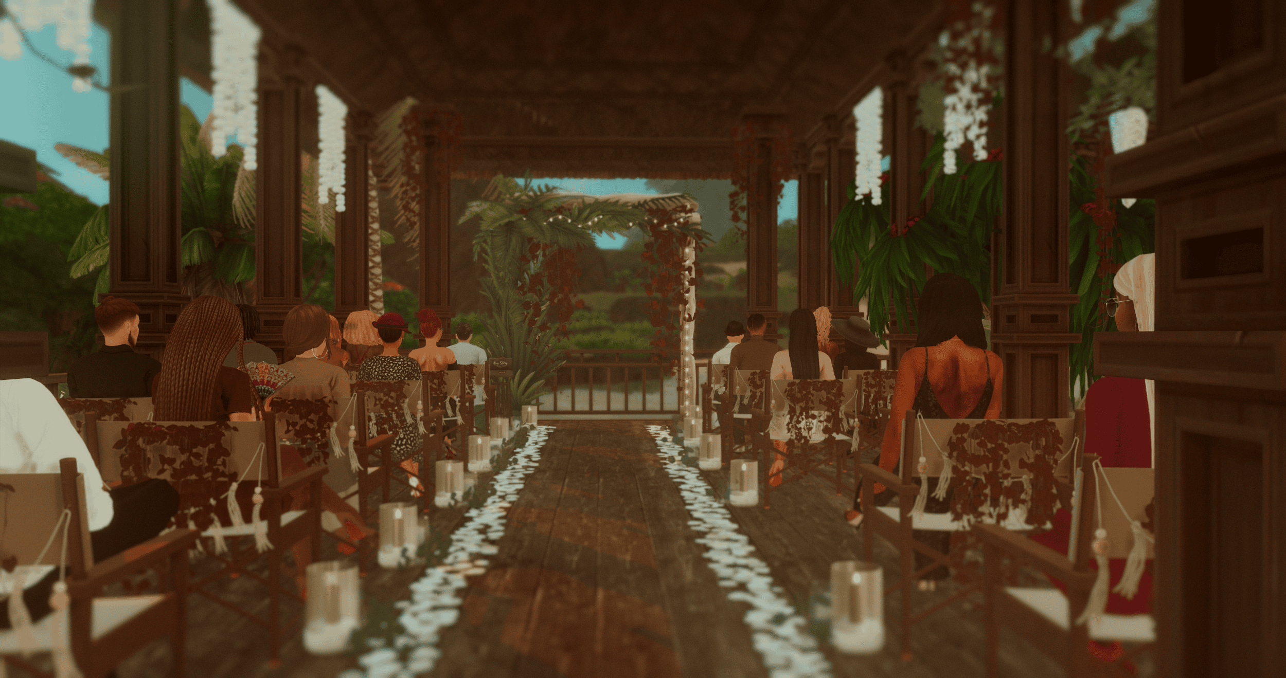 Bloxburg wedding build | Beachweddingtips.com