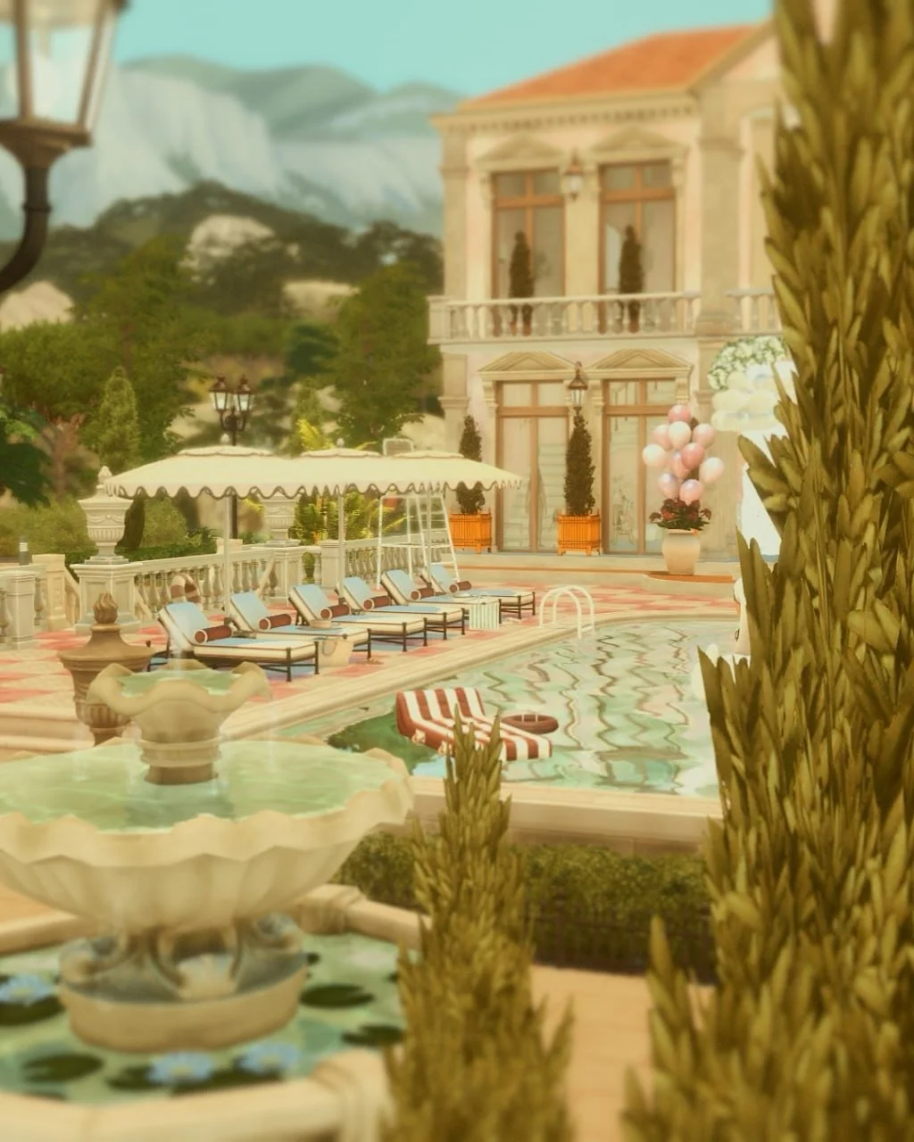 Step into a dreamy slice of Italian holiday nostalgia&hellip; 🇮🇹

The exterior of Let&rsquo;s Celebrate feels like a vintage postcard from the 60s&ndash;70s: antique stone walls, warm terraces, and a turquoise pool waiting at the heart of it all. E