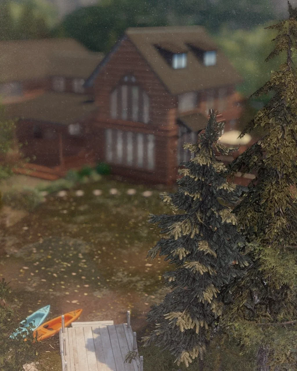 From above, the Everpine Forest Camp feels like its own little world &mdash; cabins, lakes, laughter and sunlight all connected through winding paths. A perfect mix of calm and adventure. ☀️🌲

#sims4builds #sims4lot #sims4resort #sims4family #sims4n
