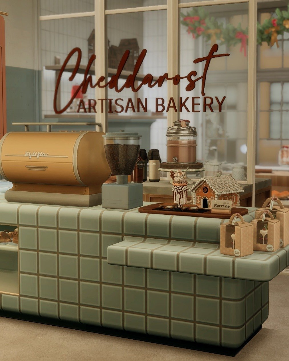 Step into the warm heart of Nordlys Caf&eacute; &mdash; where the air smells like roasted coffee, vanilla sugar, and toasted marshmallows.
The caf&eacute; bar and kitchen blend soft wood, winter whites, and modern holiday sweetness&hellip; the perfec