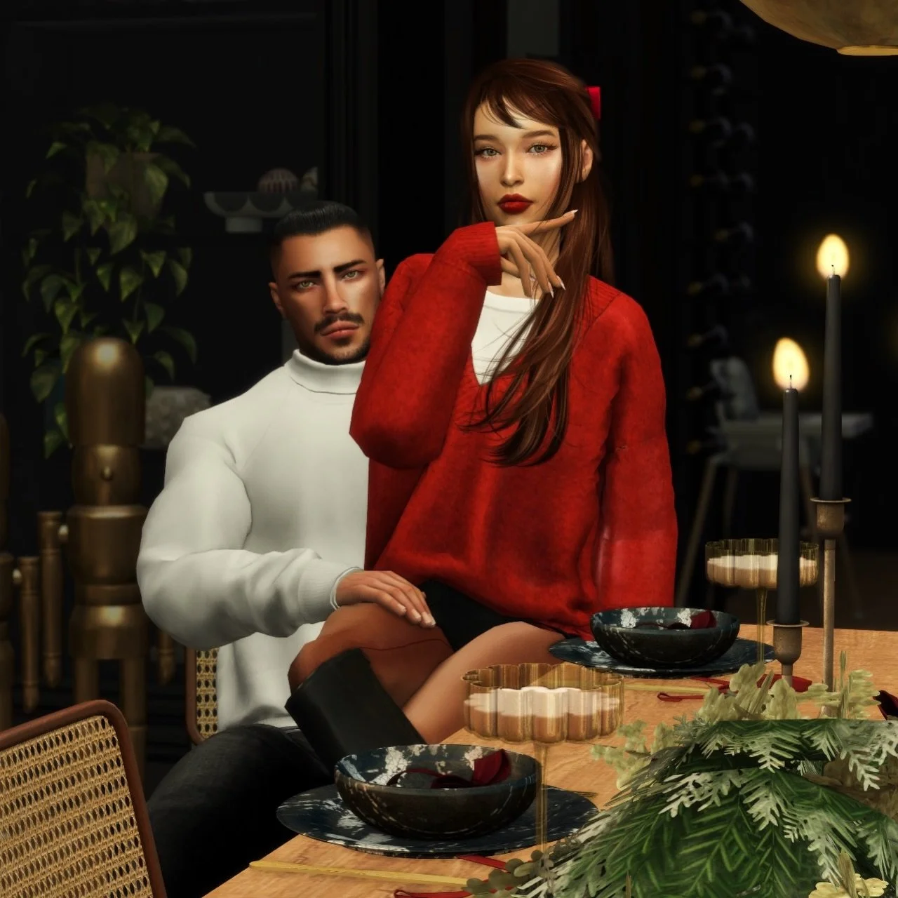 Christmas evenings are for dressing up, sharing quiet glances, and getting ready to welcome loved ones. ✨
Good food, warm conversations, and moments that feel soft and full.
I hope your holidays are filled with joy, connection, and a little sparkle &