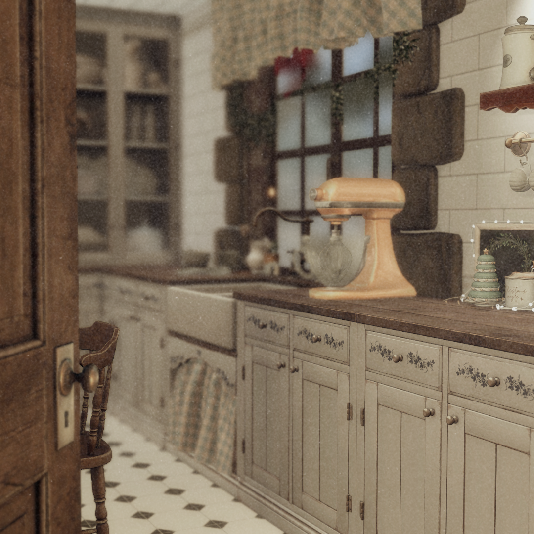 English Christmas Cottage (11).png