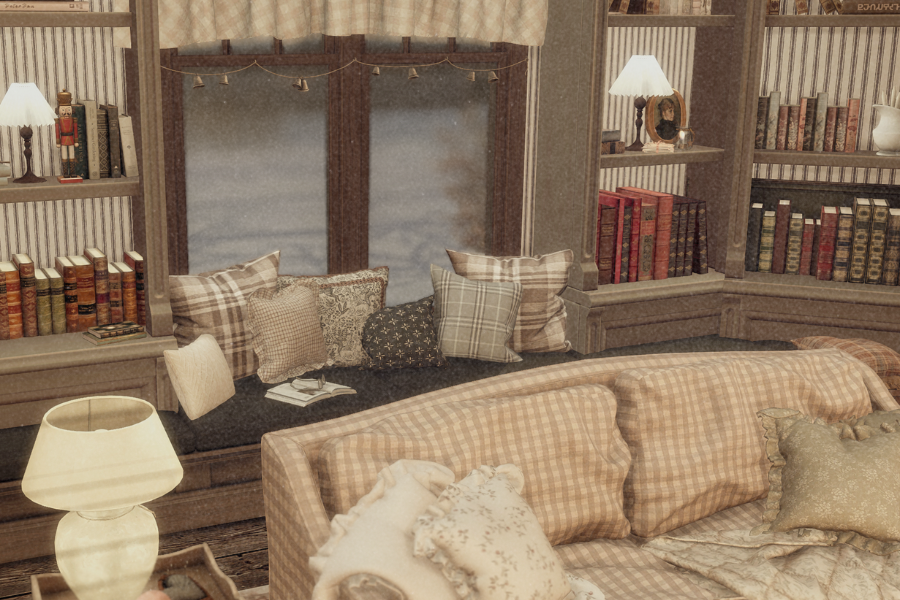 English Christmas Cottage (56).png
