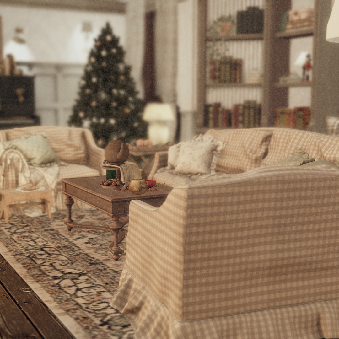 English Christmas Cottage (17).png