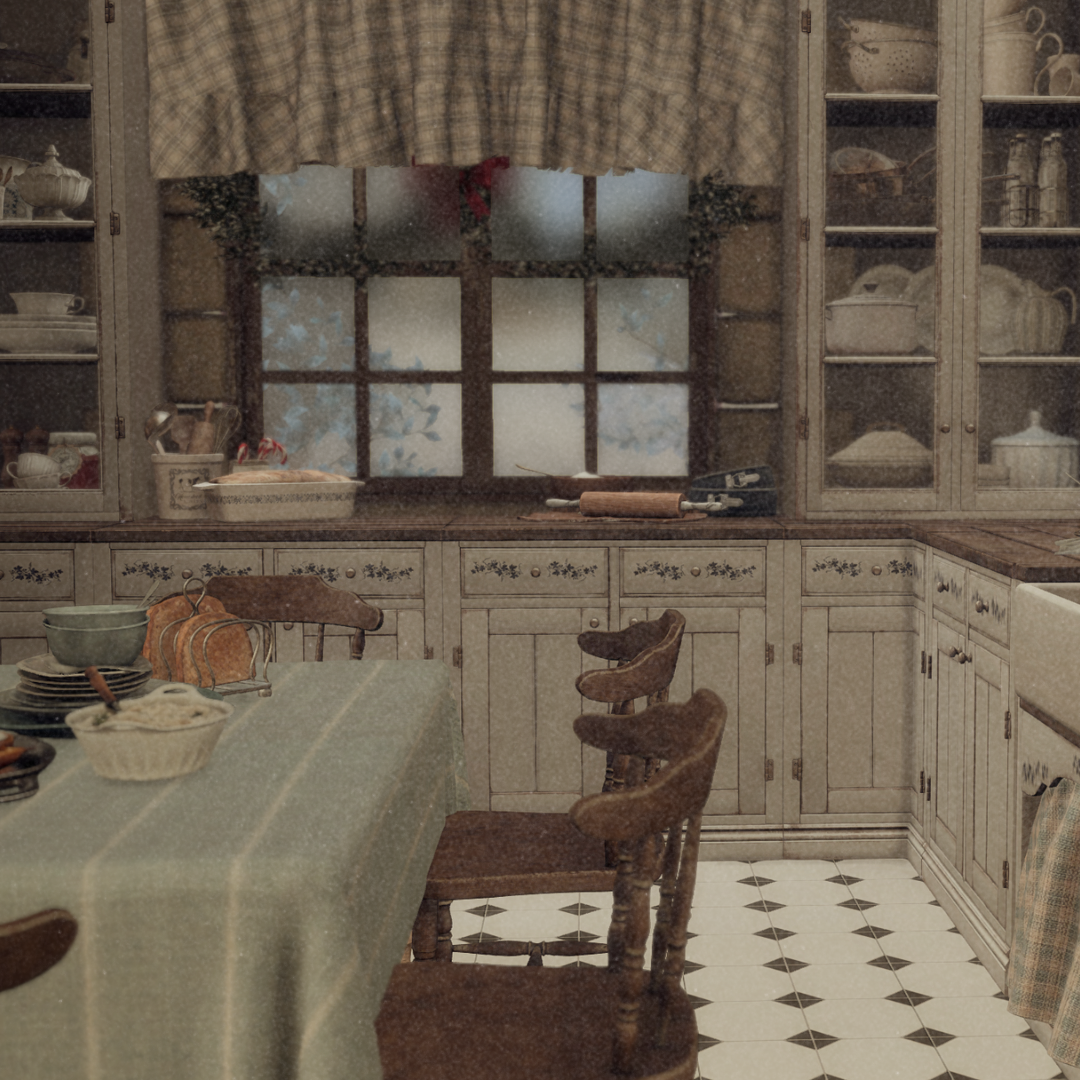 English Christmas Cottage (12).png