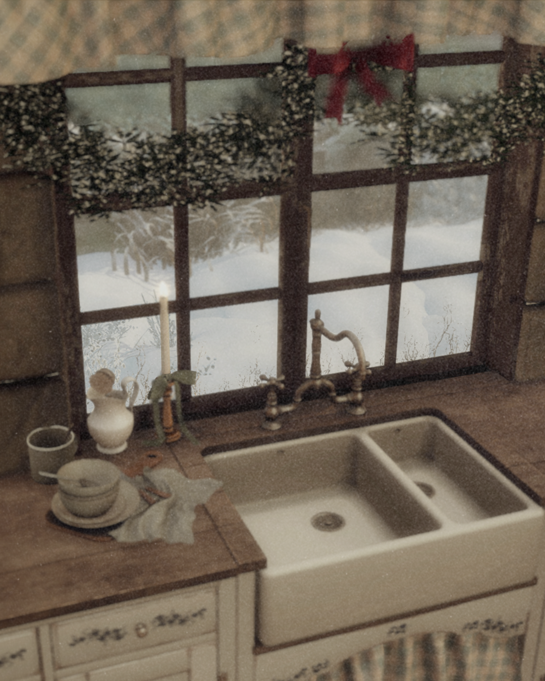 English Christmas Cottage (45).png