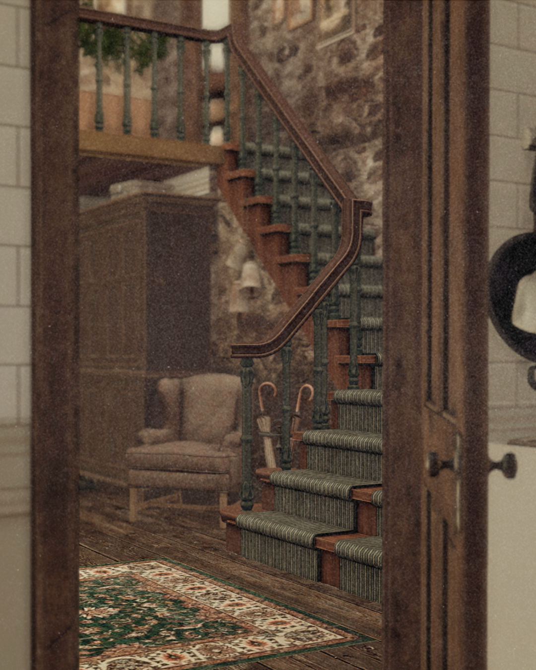 English Christmas Cottage (27).png