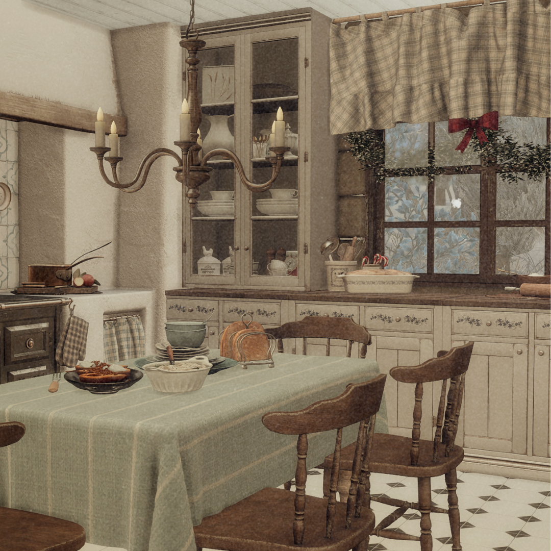 English Christmas Cottage (14).png